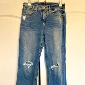 Lucky Mid Rise Crop Mini Boot Ava Jeans size 8P 29/8 NWOT